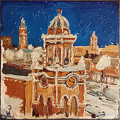 “A plaza snow”